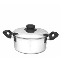 ALUM.CACAROLA LUXO C/2 ALÇAS Nº24 4000ML 130